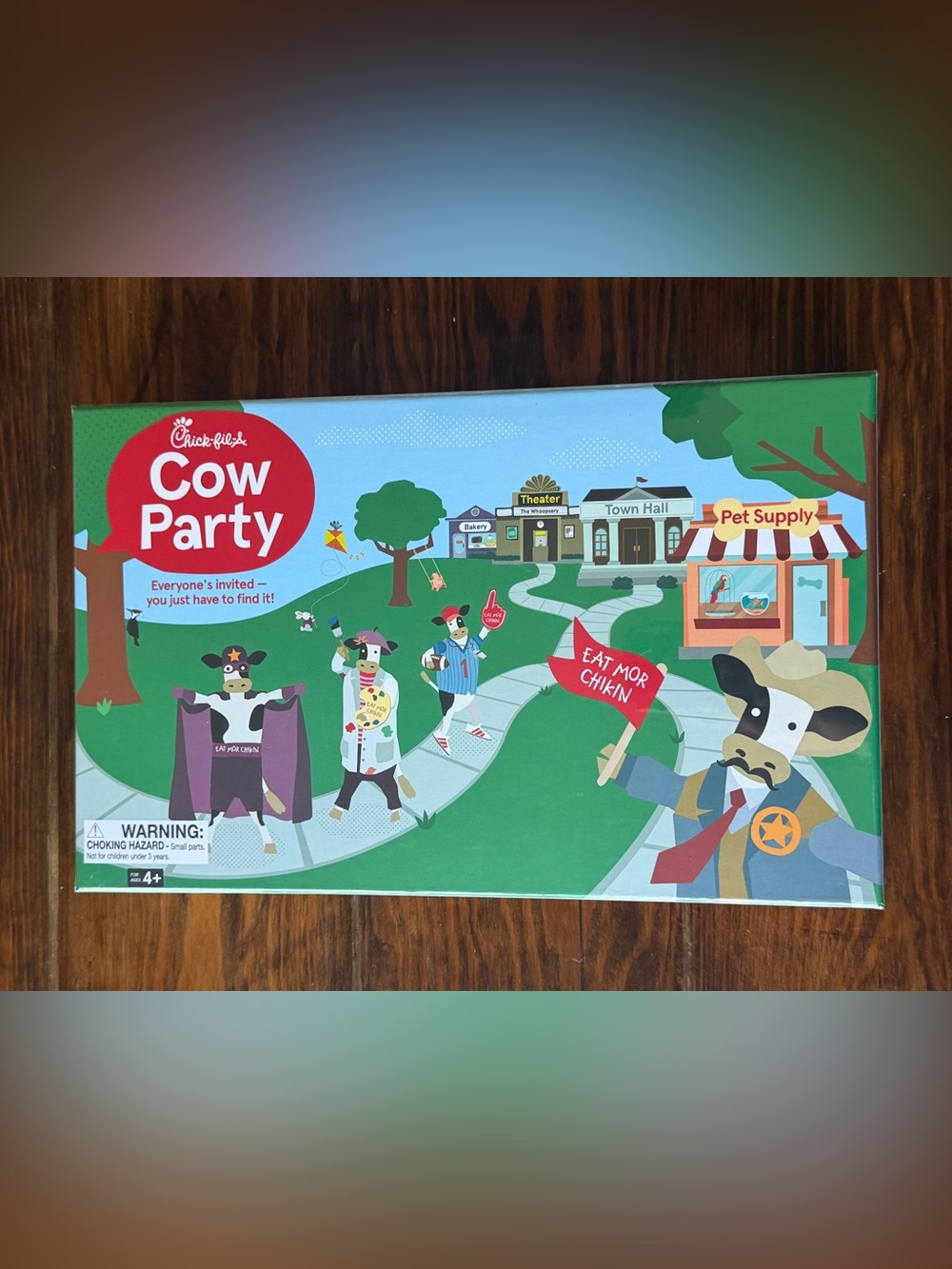 New Sealed Chick Fil A 2023 Cow Party Sealed Board Game Rare